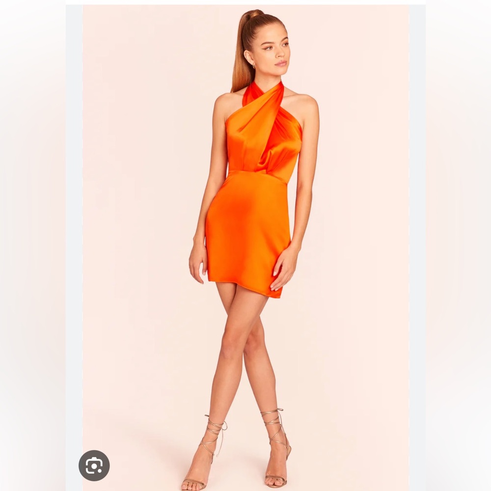 NWT Amanda Uprichard Mezcal Silk Dress in Serrano